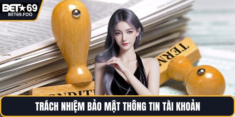 Trách nhiệm bảo mật thông tin tài khoản