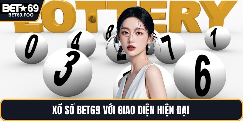 Xổ số BET69 với giao diện hiện đại 